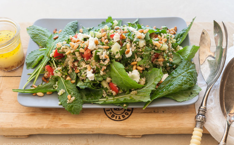 EYH MEMBER RECIPE:  Kale and Quinoa Salad