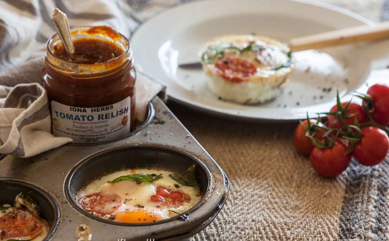 EYH MEMBER RECIPE:  Herb Tomato and Egg Muffin