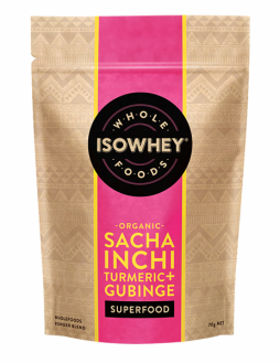 IsoWhey Superfoods Organic Sacha Inchi, Turmeric + Gubinge Powder