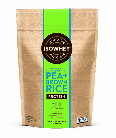 IsoWhey Wholefoods Organic Bio-fermented Pea + Brown Rice Protein Powder
